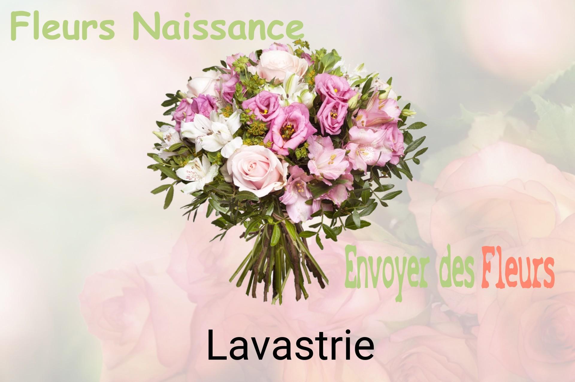 Bouquet de fleurs de naissance livré à Lavastrie